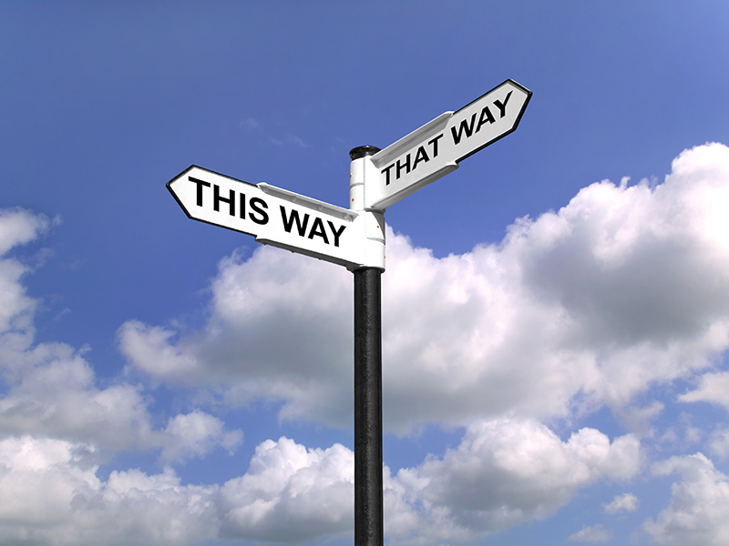 This Way That Way Which way to turn