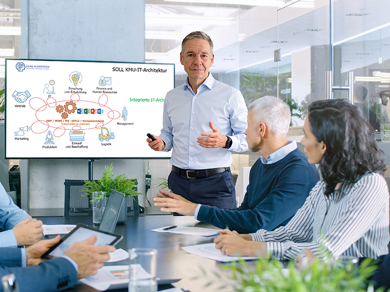 Diverse Group of Successful Business People in the Conference Ro