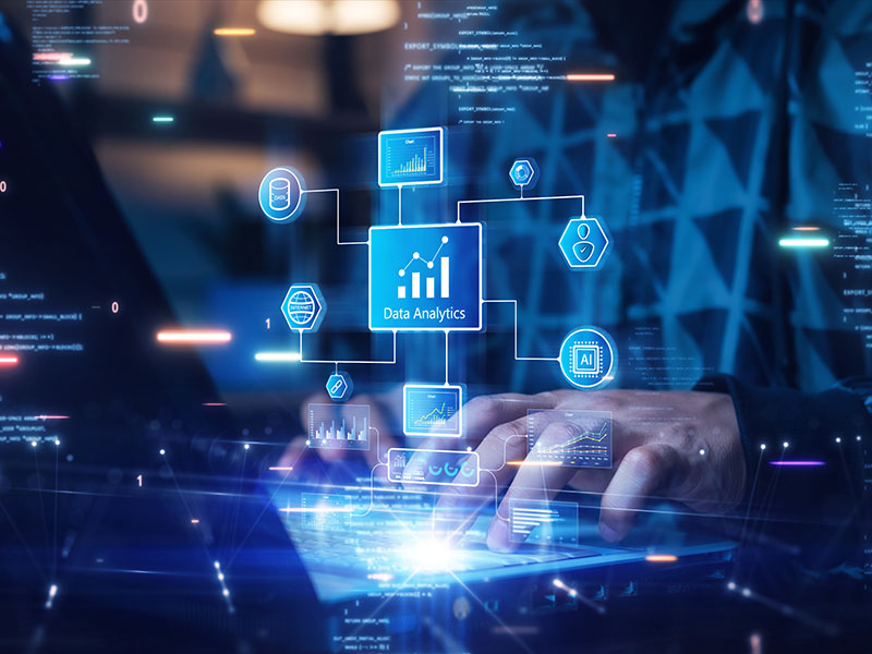 Analysts use computers to analyze statistical data to improve ta