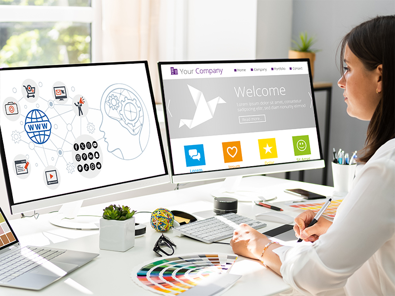 Graphic Designer Artist Working